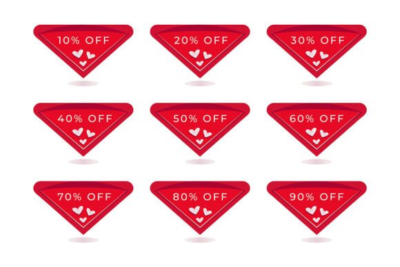 Boost Your Sales with Red Triangular Banners, Sales Set: A Creative Marketer’s Secret Weapon