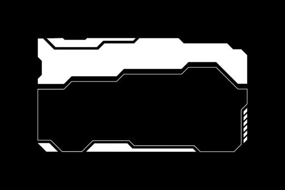 Cyberpunk Tech HUD Overlay Elements for Creative Projects
