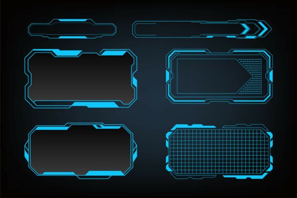 Futuristic HUD Frames and UI Panels: A Design Resource for Sci-Fi Interfaces