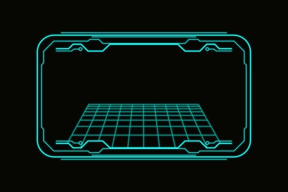 Futuristic HUD Interface Frame: Design & Use