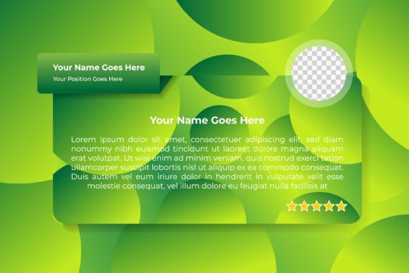 Green Background Testimonial Design Made Simple