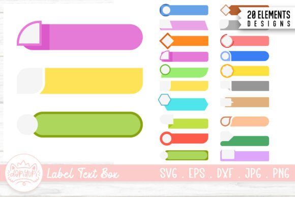 Label Text Box Elements for Infographic: Elevating Visual Storytelling