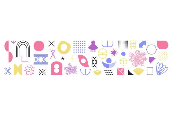 Memphis Design: Geometric Shapes for Modern Creative Projects