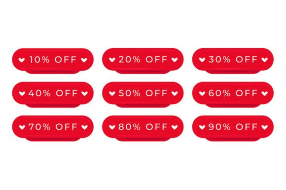 Red Banners with Hearts: A Romantic Design Trend Driving Valentine’s Day Conversions