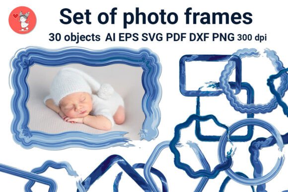 Set of Photo Frames for Creative Projects